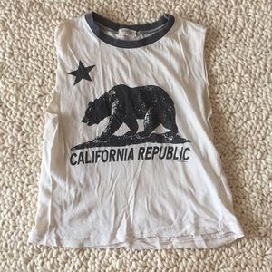 Brandy Melville John Galt California Crop Tank
